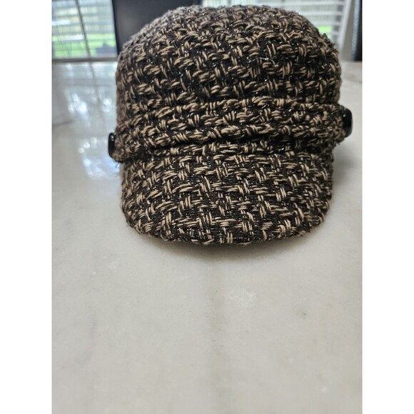 Magid Hats Brown Tweed, Cabbie Newsboy, Baseball Cap - Picture 6 of 7